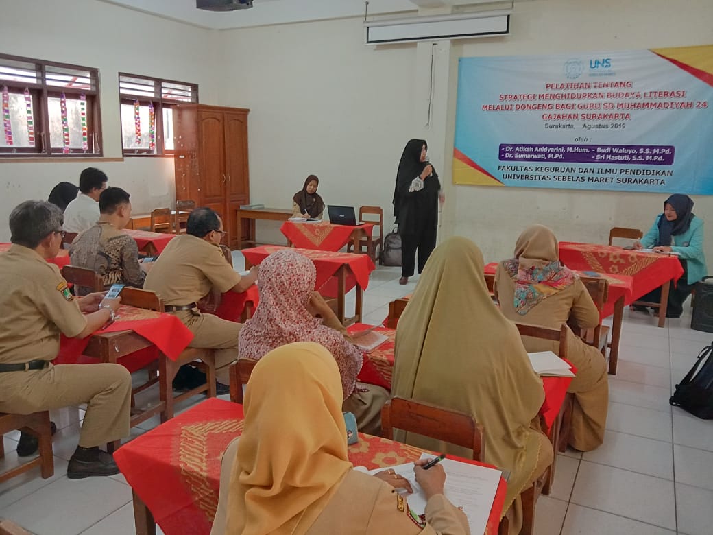 Menghidupkan Budaya Literasi Di SD Muhammadiyah Gajahan