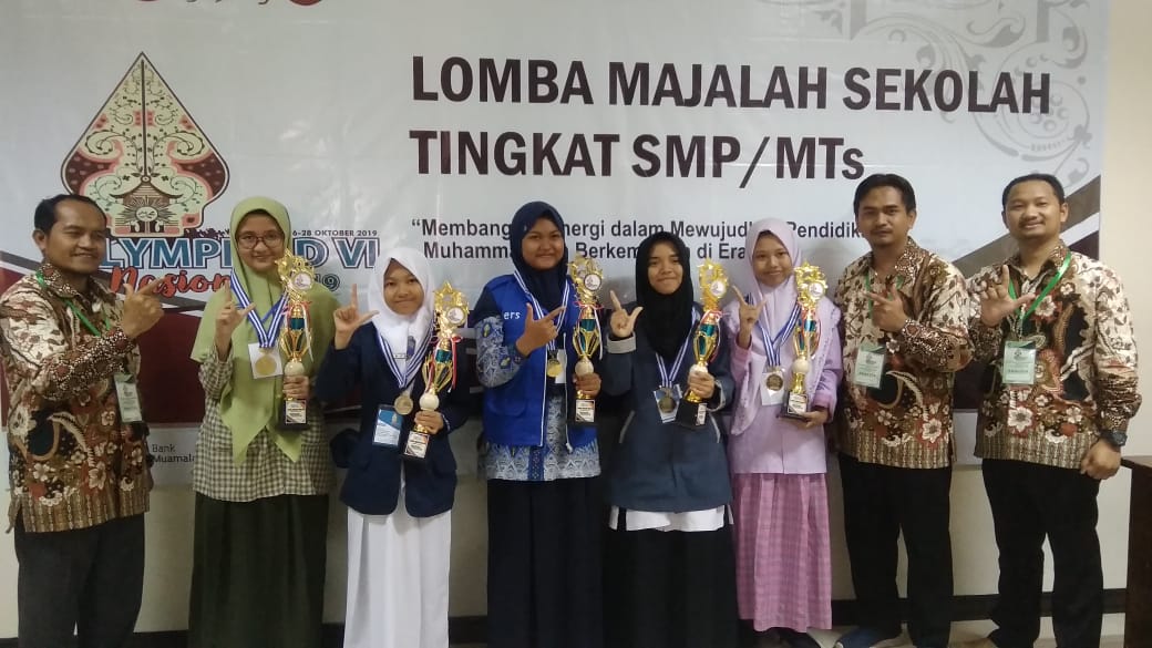 Siswa SMP Muhammadiyah PK Kottabarat Surakarta Raih 8 Medali di OlympicAD VI