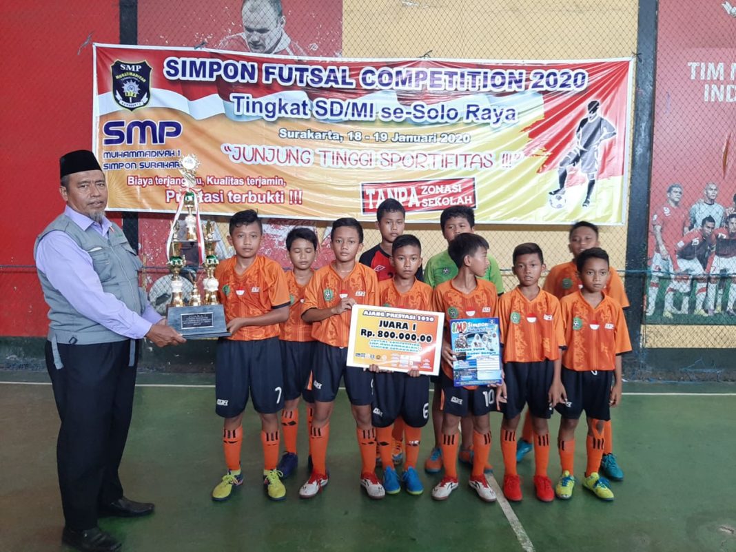 MIN 9 Sragen, Juara Bertahan Futsal Kompetisi 2020 SMP Muhammadiyah 1 Simpon Solo