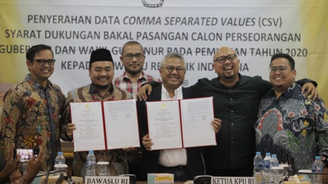 Penyerahan data syarat Bakal Calon Pilkada