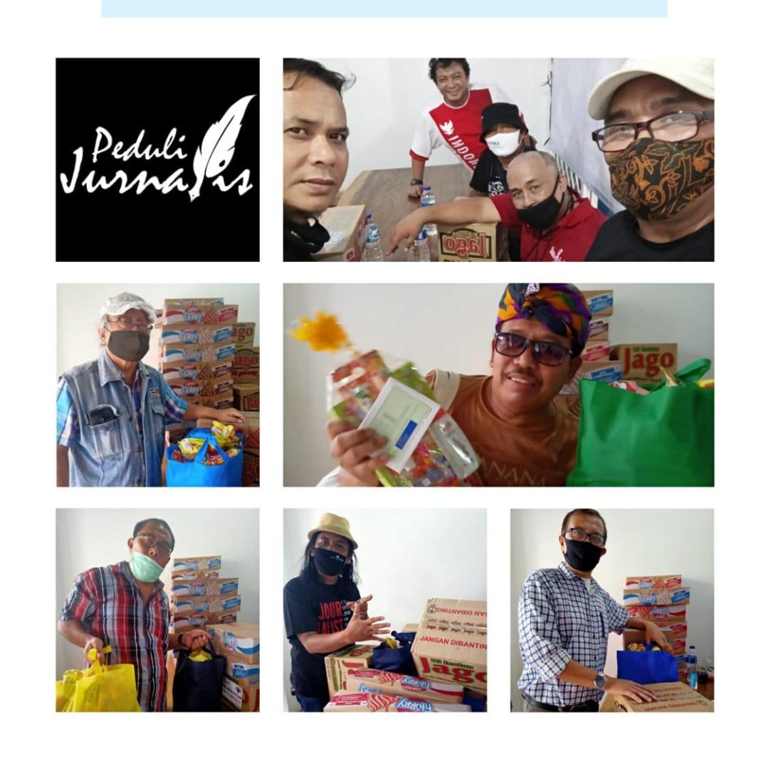 Terus Bergerak, GPJ Kembali Salurkan Paket Sembako untuk Jurnalis Terdampak Covid-19