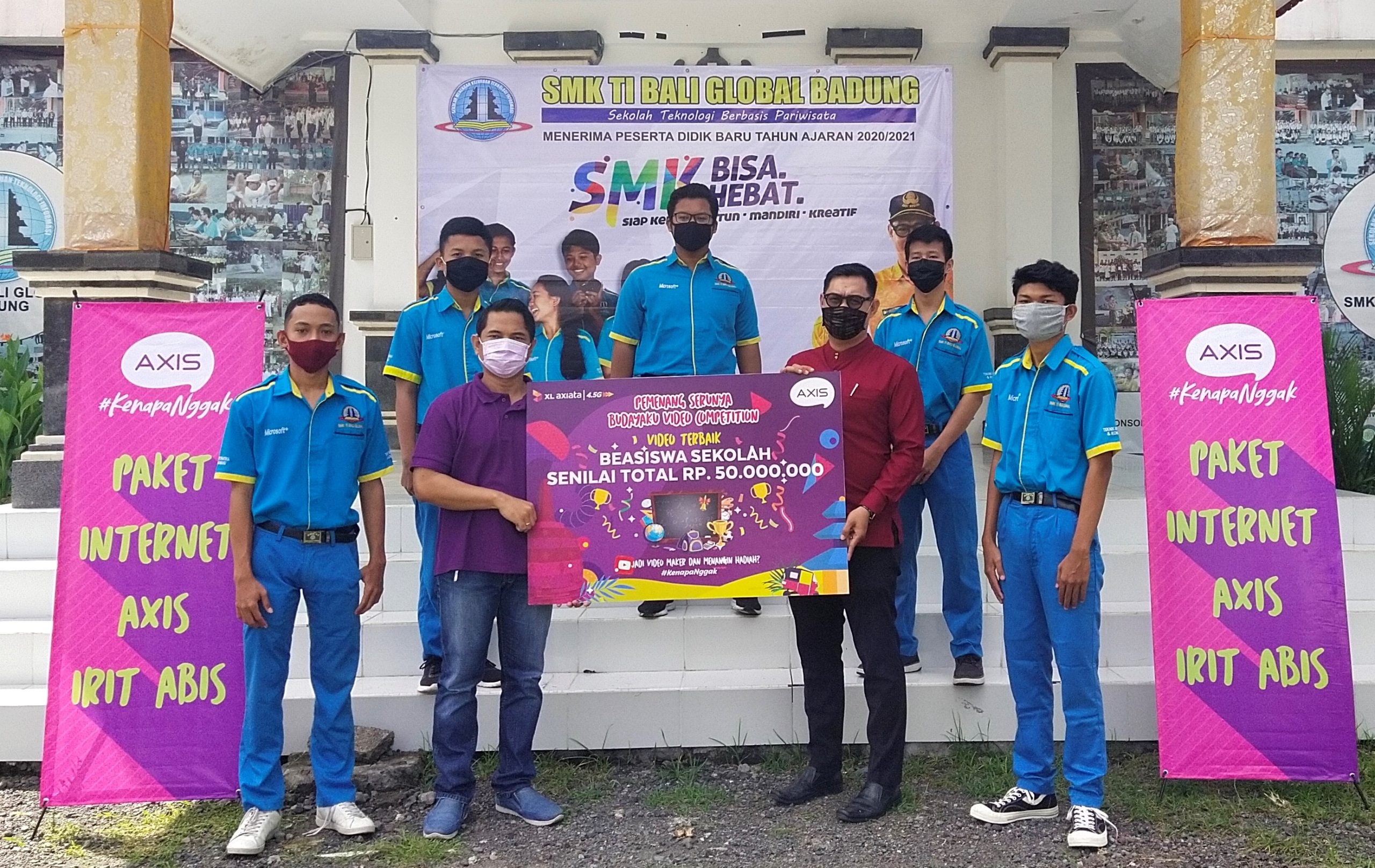 Kompetisi Video “AXIS Serunya Budayaku” Sekolah Pemenang Raih Hadiah Puluhan Juta