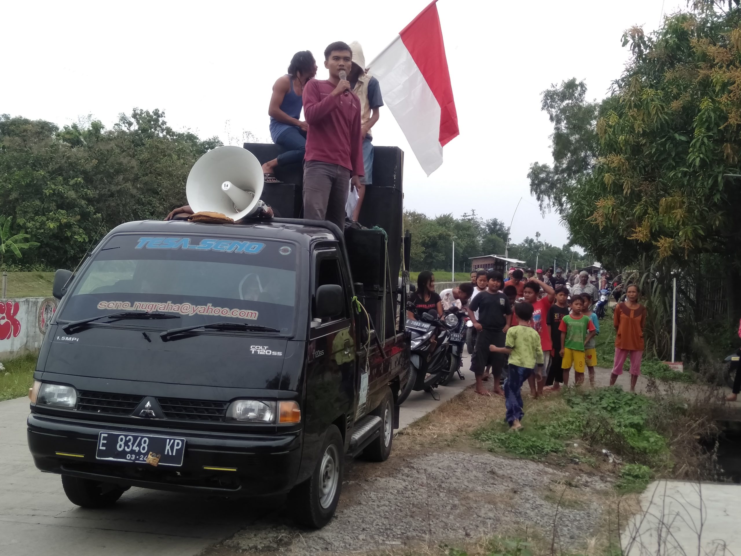 Untuk ke-5 Kalinya, Warga Desa Tersana Unjukrasa Menuntut Kuwu Mundur