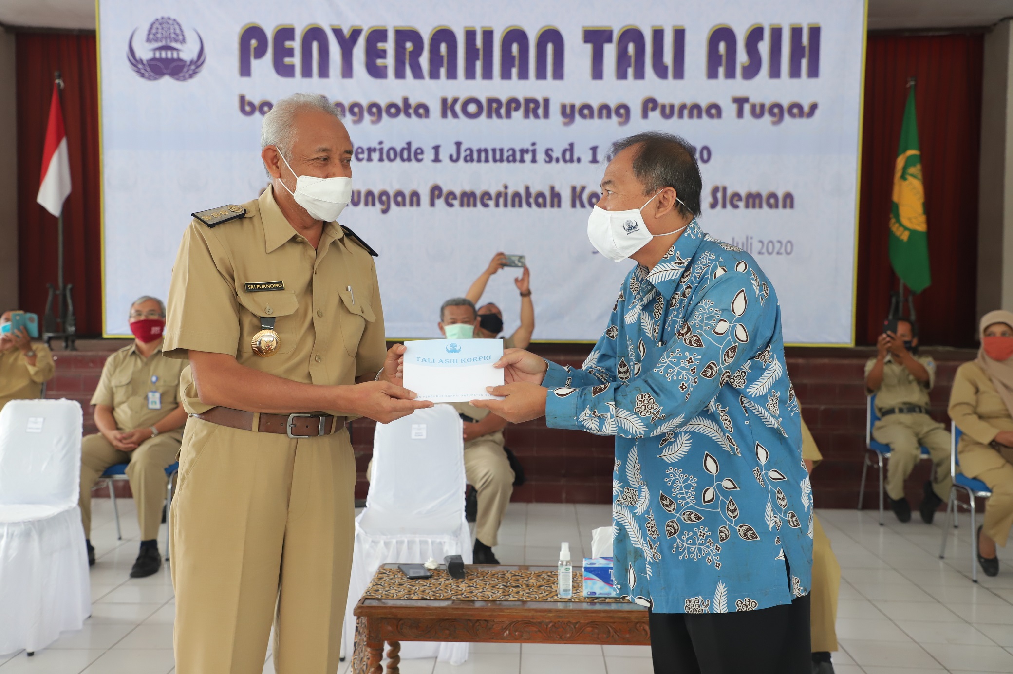 Purna Tugas, 422 Anggota KORPRI Sleman Menerima Tali Asih