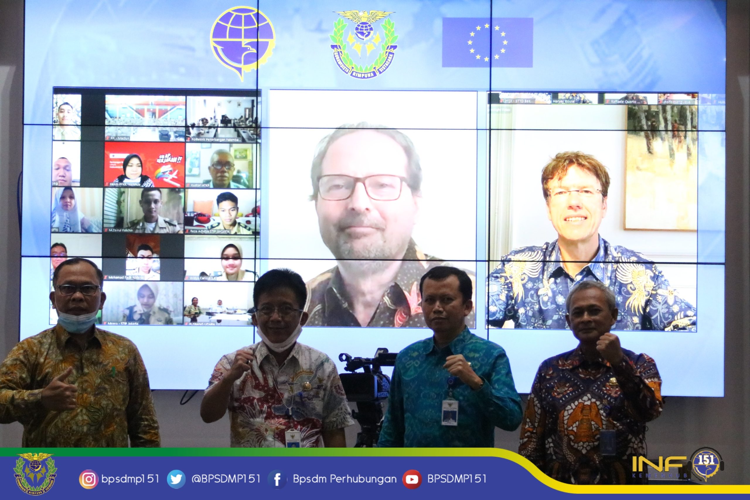 Beri Wawasan Internasional Bagi Taruna, BPSDM Berkolaborasi dengan Komisi Eropa Selenggarakan Kuliah Umum Virtual