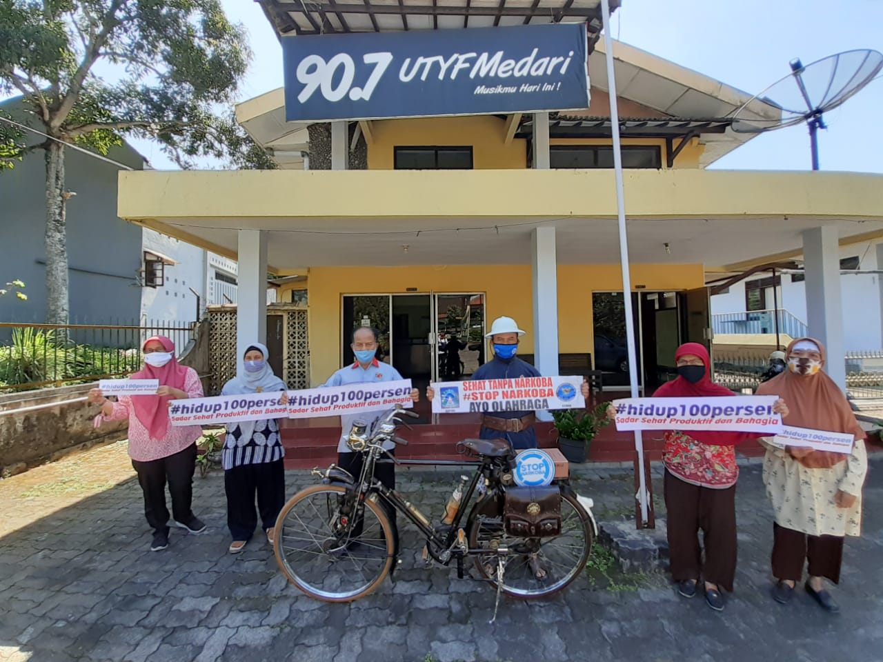 Kabid Olahraga Dispora Sleman & BNNK Sleman, Safari: Stop Narkoba