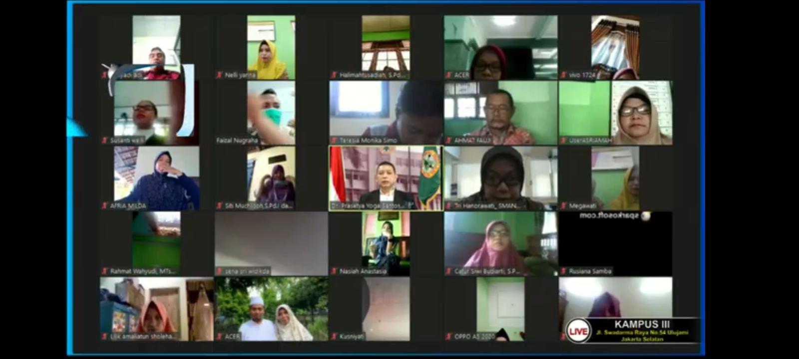 Webinar Universitas Moestopo: Mengatasi Hambatan Kultural dalam Metode Pembelajaran Daring