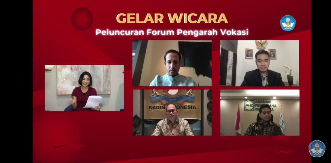 Dorong Link and Match Pendidikan Vokasi dengan IDUKA, Nadiem Luncurkan Rumah Vokasi