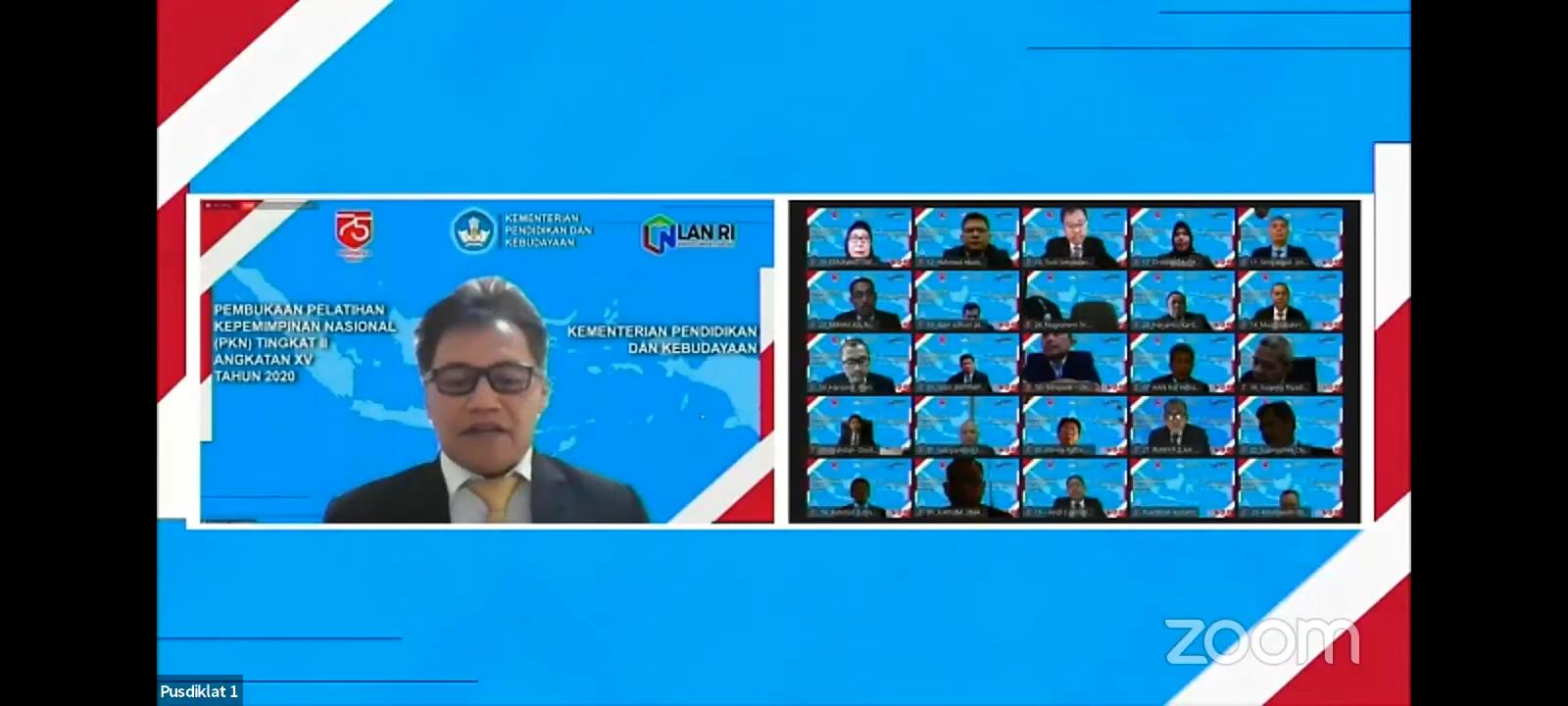 Buka PKN II Tahun 2020, Ainun Ingatkan Pentingnya Kepemimpinan dalam Membangun SDM Unggul