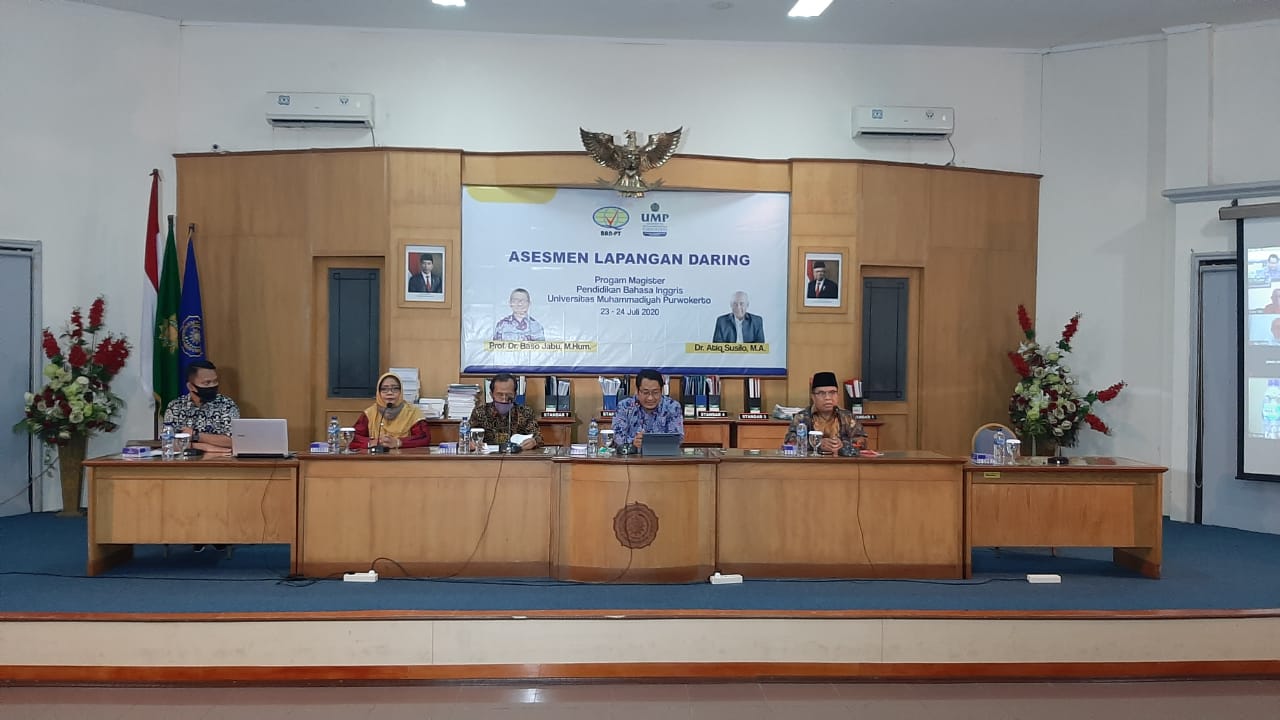 Pascasarjana PBI UMP Jalani Akreditasi secara Daring
