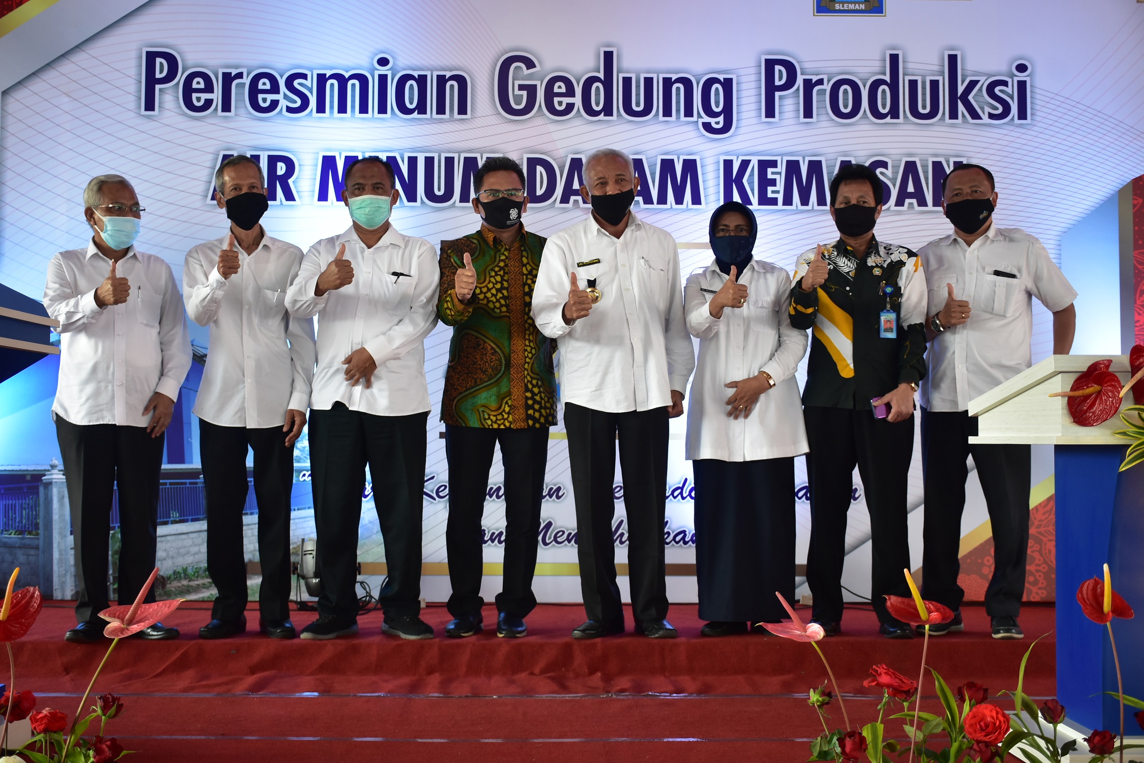 Bupati Sleman Resmikan Pabrik Air Kemasan Daxu