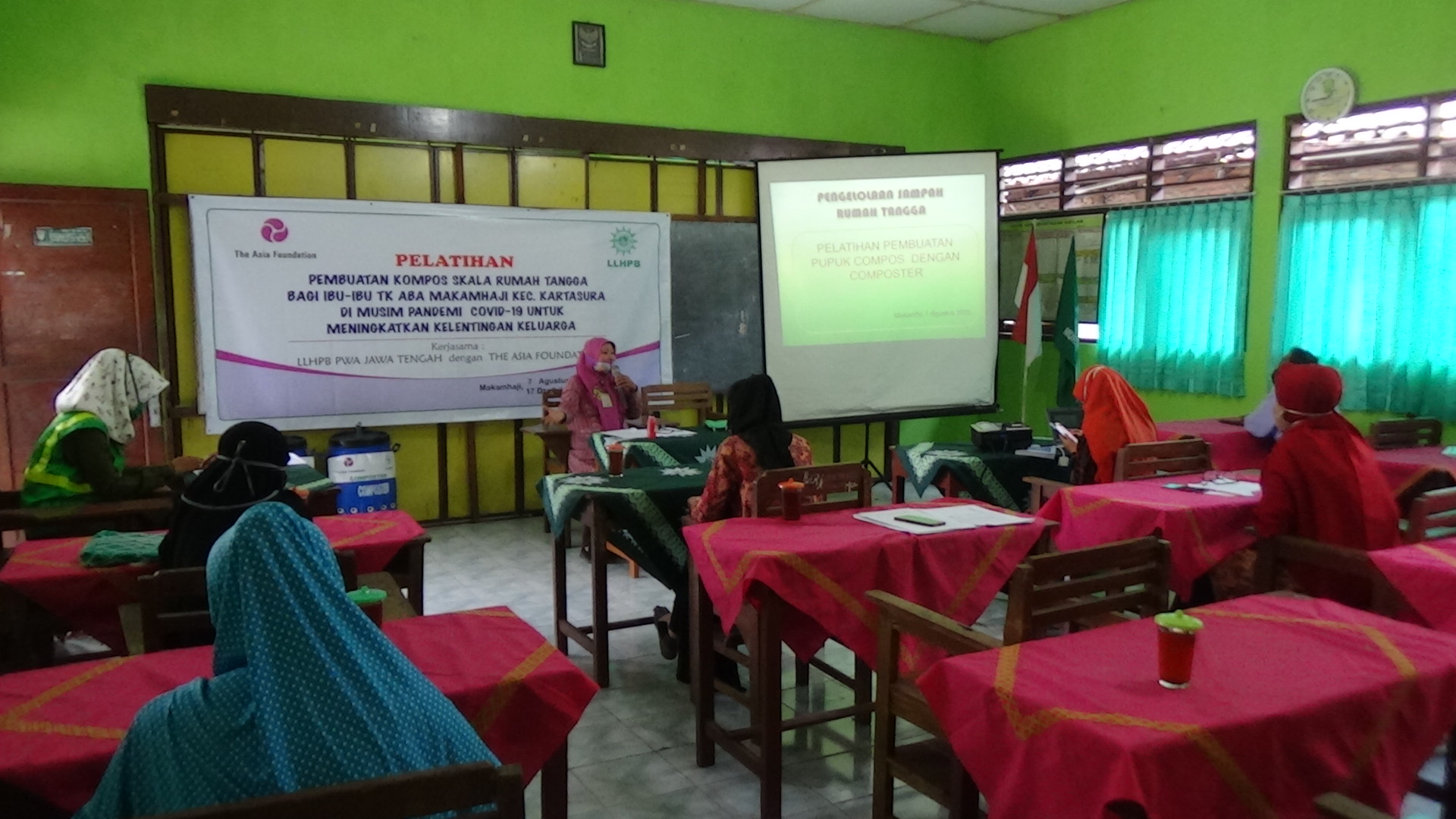 LLHPB PWA Jawa Tengah Adakan Pelatihan Pembuatan Kompos di Musim Pandemi Covid-19