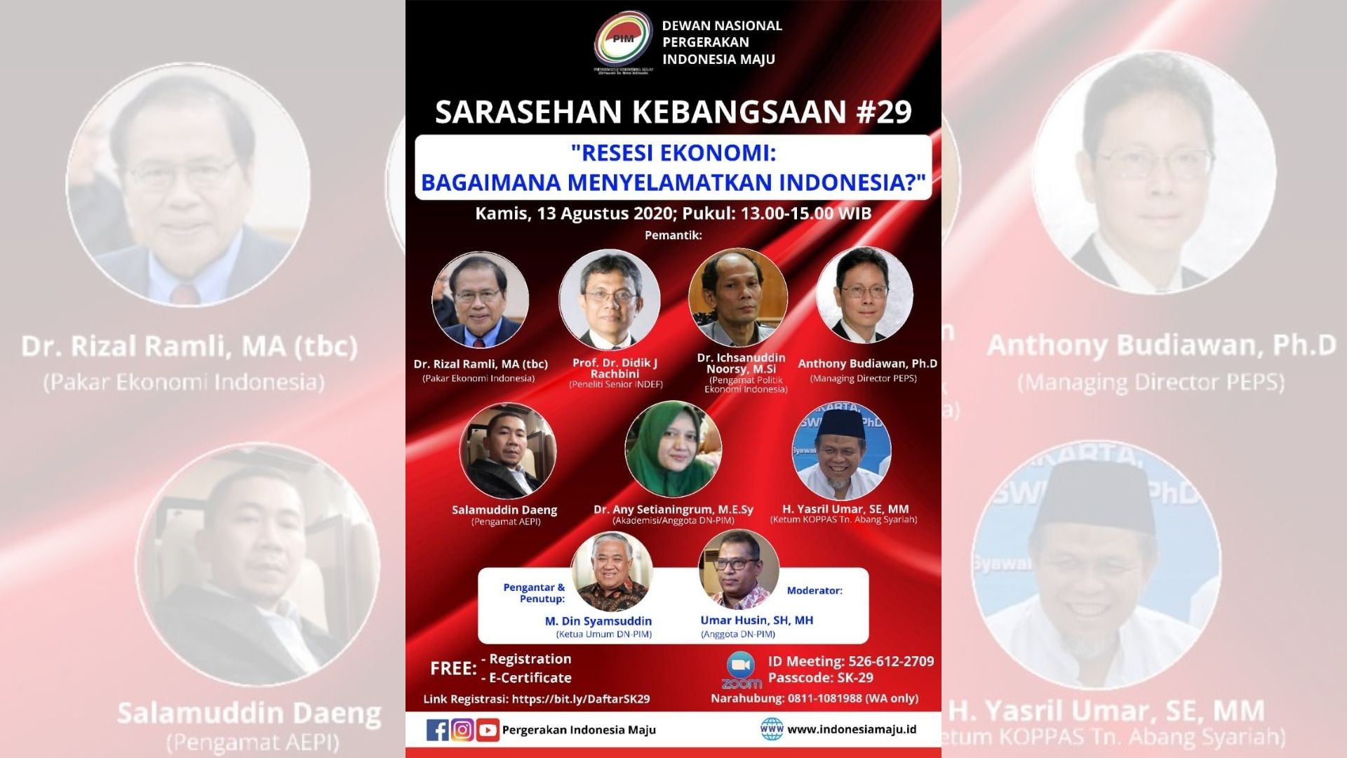 Resesi Ekonomi: Bagaimana Menyelamatkan Indonesia Bagaimana Menyelematkan Indonesia