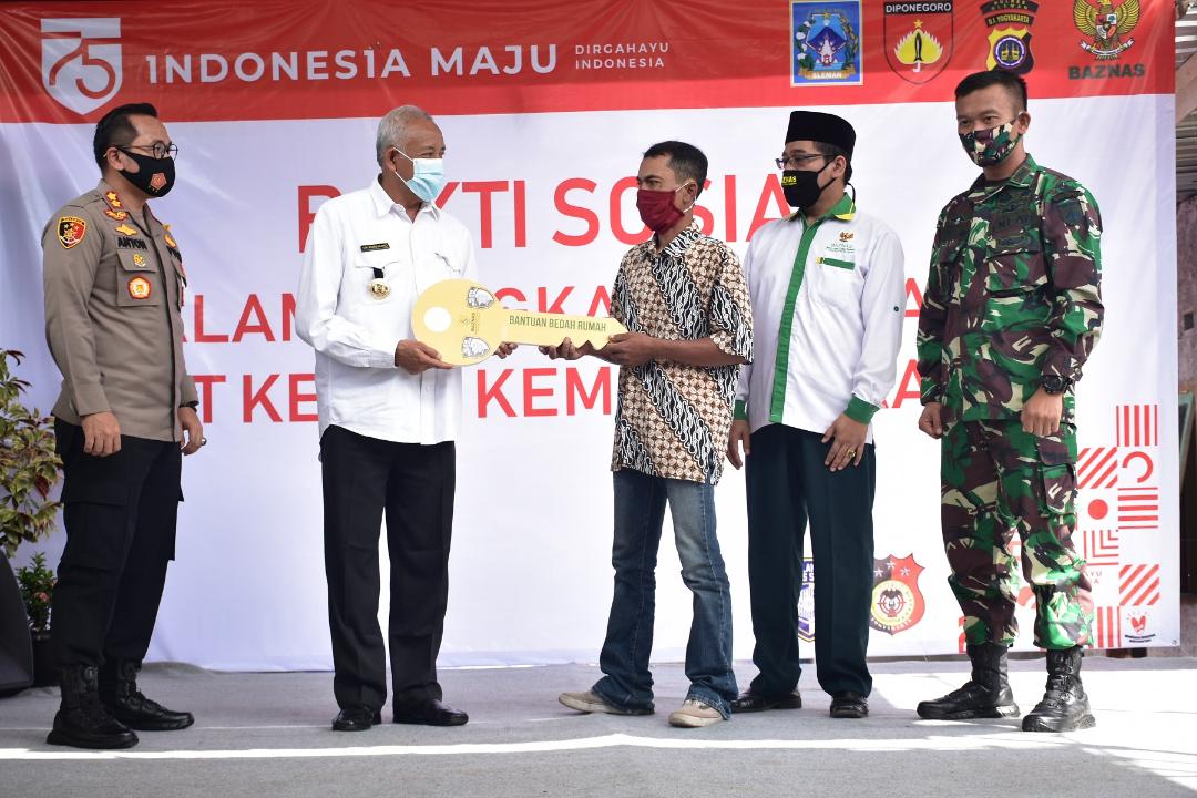 Rayakan HUT Kemerdekaan RI Ke-75, Baznas Sleman Gelar Sejumlah Aksi Sosial