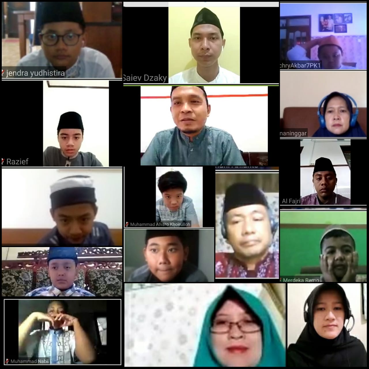 Daurah Tahfiz Virtual SMP Muhammadiyah 1 Solo Sarana Menumbuhkan Cinta Al-Qur’an dan Menyemai Penghafal Qur’an