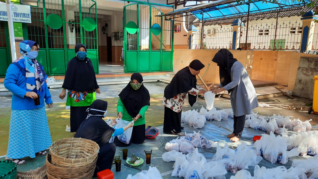SMP Muhammadiyah 1 Surakarta Terapkan Protokol Kesehatan saat Berqurban