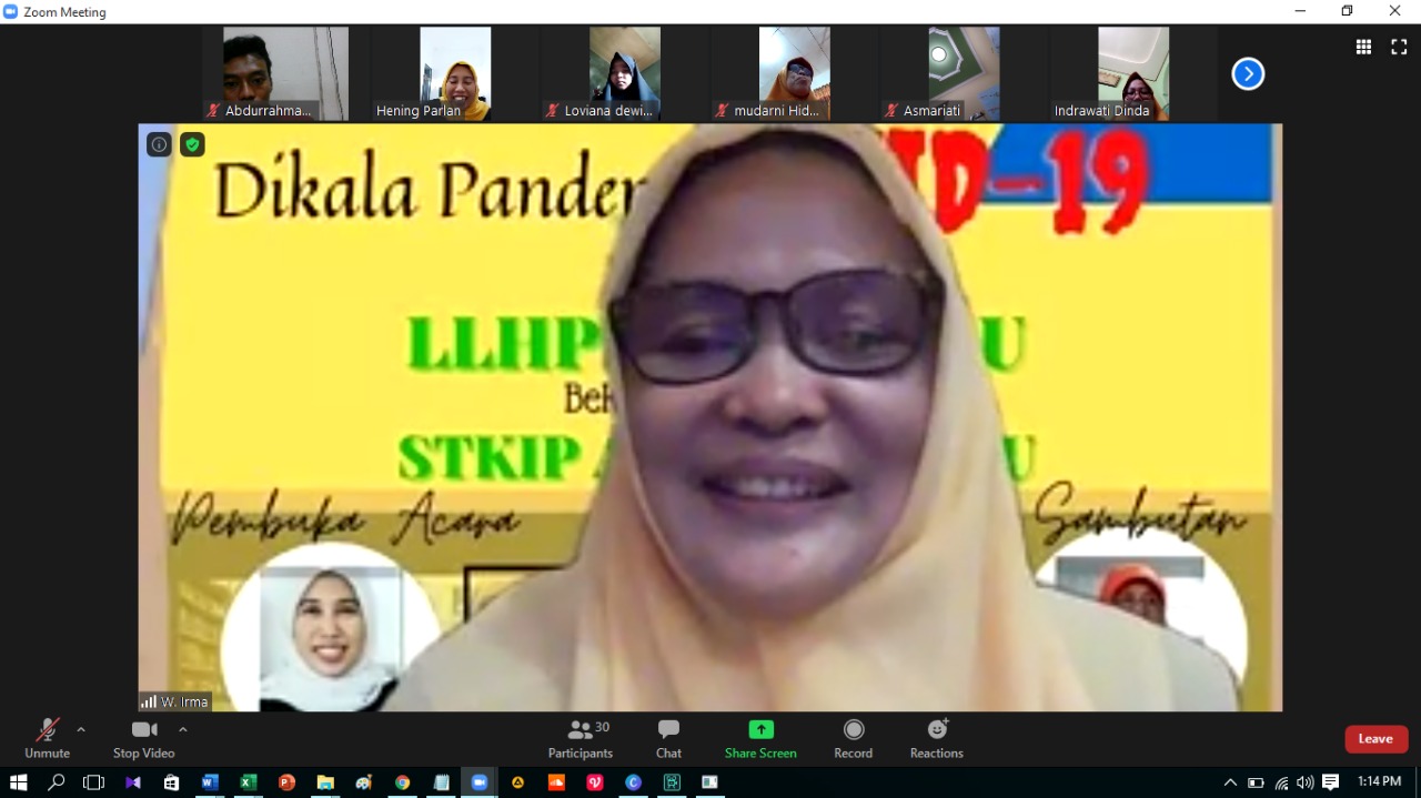 LLHPB Riau Sukses Selenggarakan Sosialisasi Kelentingan Keluarga pada Masa Pandemi COVID-19