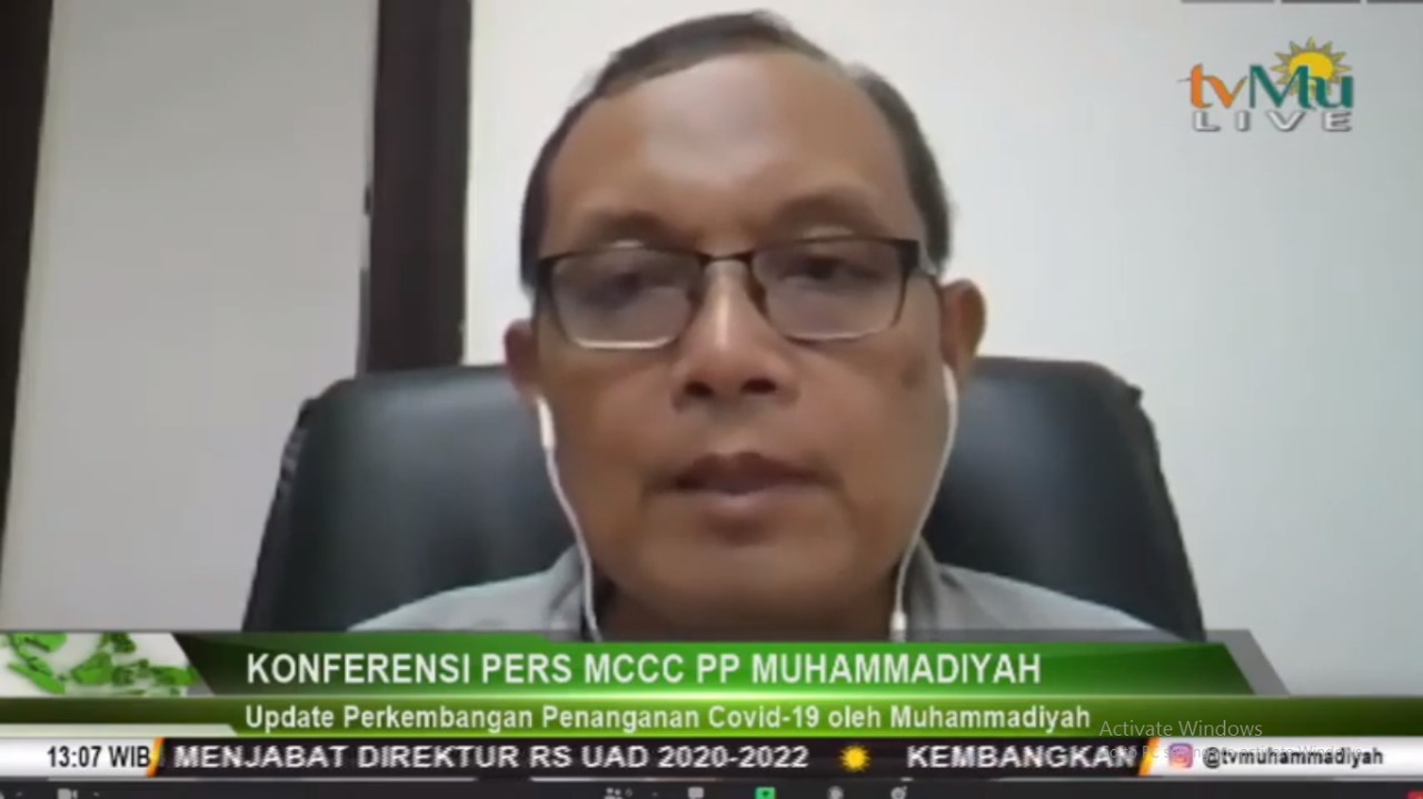 Ketua MCCC PP Muhammadiyah: Wabah Belum Berakhir, Lindungi Tenaga Kesehatan