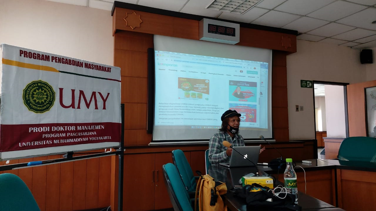 Peduli masa Pandemi, Dosen FEB UMY Laksanakan Pengabdian Digitalisasi UMKM di Dusun Jragan 2