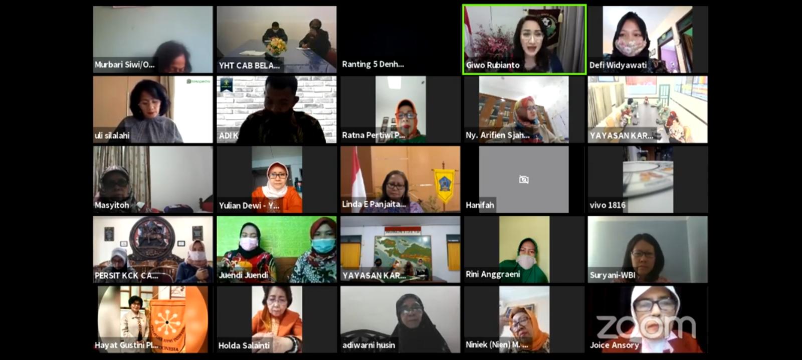 Giwo Ingatkan Pengurus Organisasi Perempuan Harus Paham Mengelola Yayasan