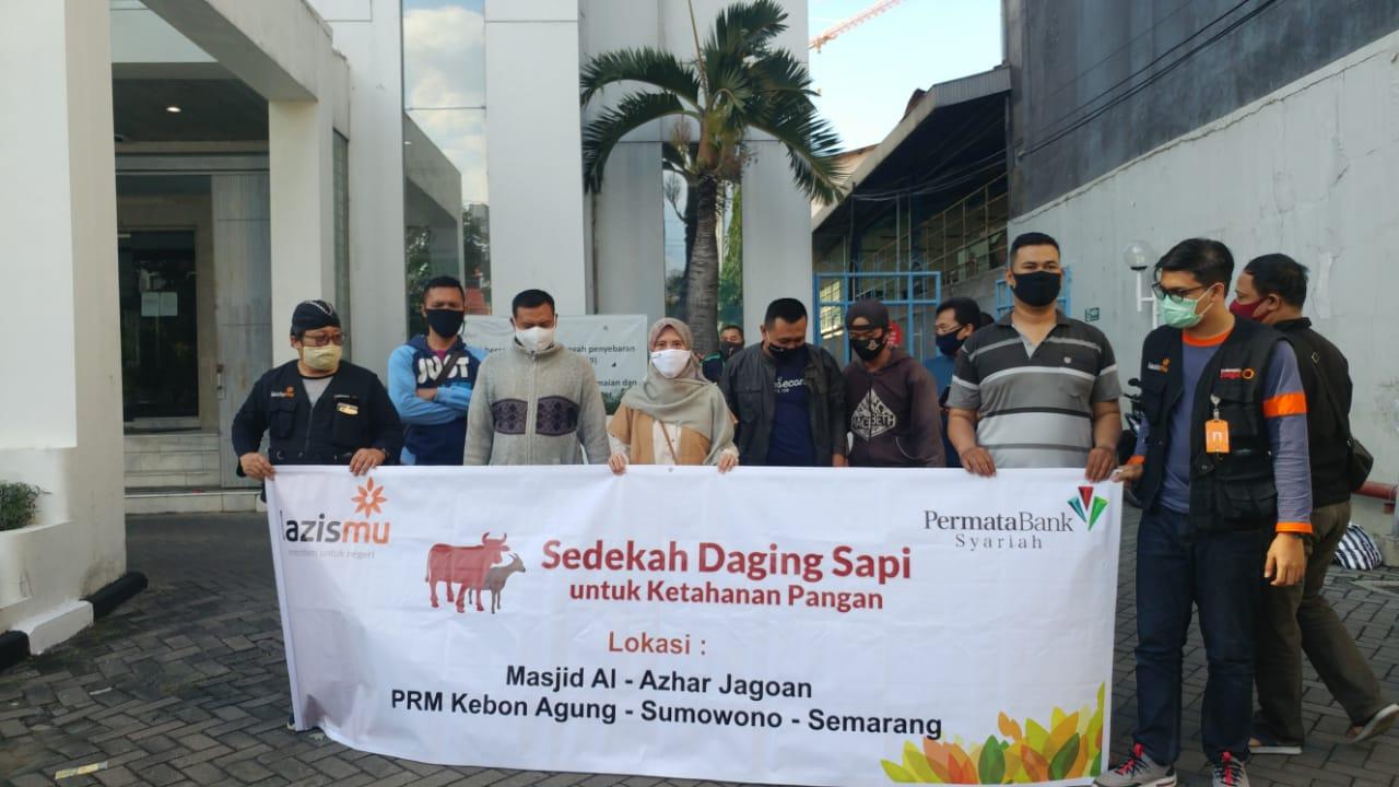 Lazismu Jateng Salurkan Hewan Kurban ke Desa Kebon Agung Semarang