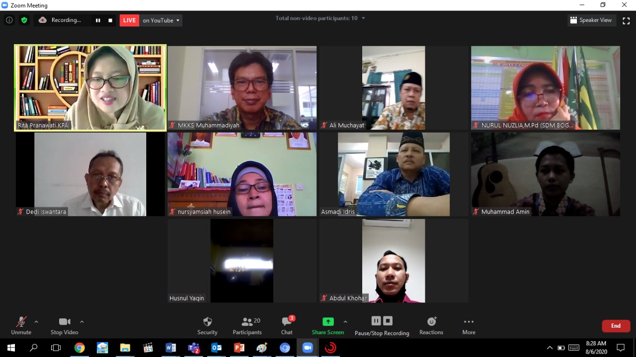 Pelatihan Sekolah Ramah Anak bagi Majelis Dikdasmen PWM DKI Jakarta Pelatihan Sekolah Ramah Anak bagi Majelis Dikdasmen PWM DKI Jakarta