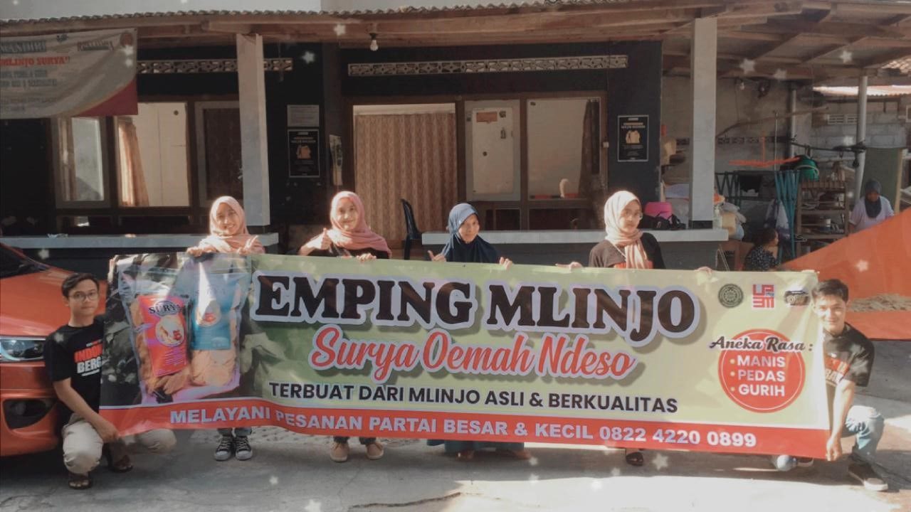 Manfaatkan Media Sosial, KKN IT 097 UMY Berdayakan UMKM Emping Melinjo Surya Oemah Ndeso