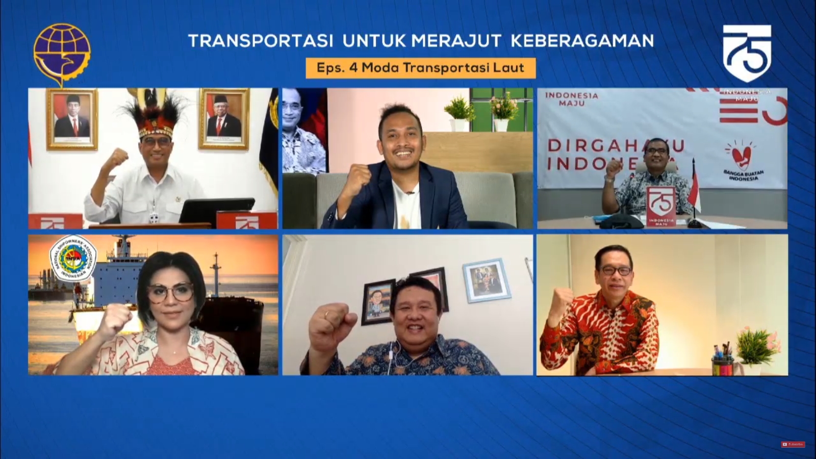 Transportasi Laut Pegang Peranan Strategis untuk Merajut Keberagaman Indonesia dan Mendorong Pertumbuhan Ekonomi