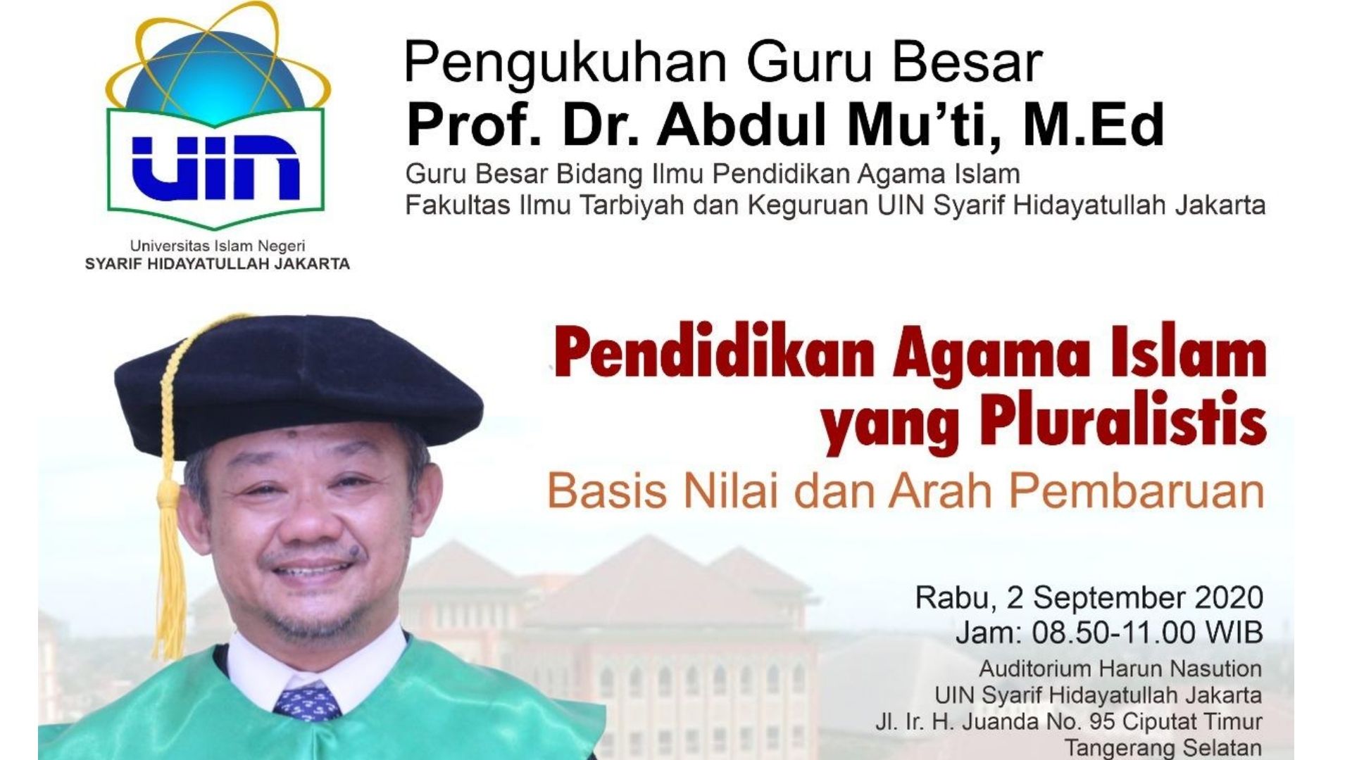 Pendidikan Agama Islam Yang Pluralistis Abdul Mu'ti