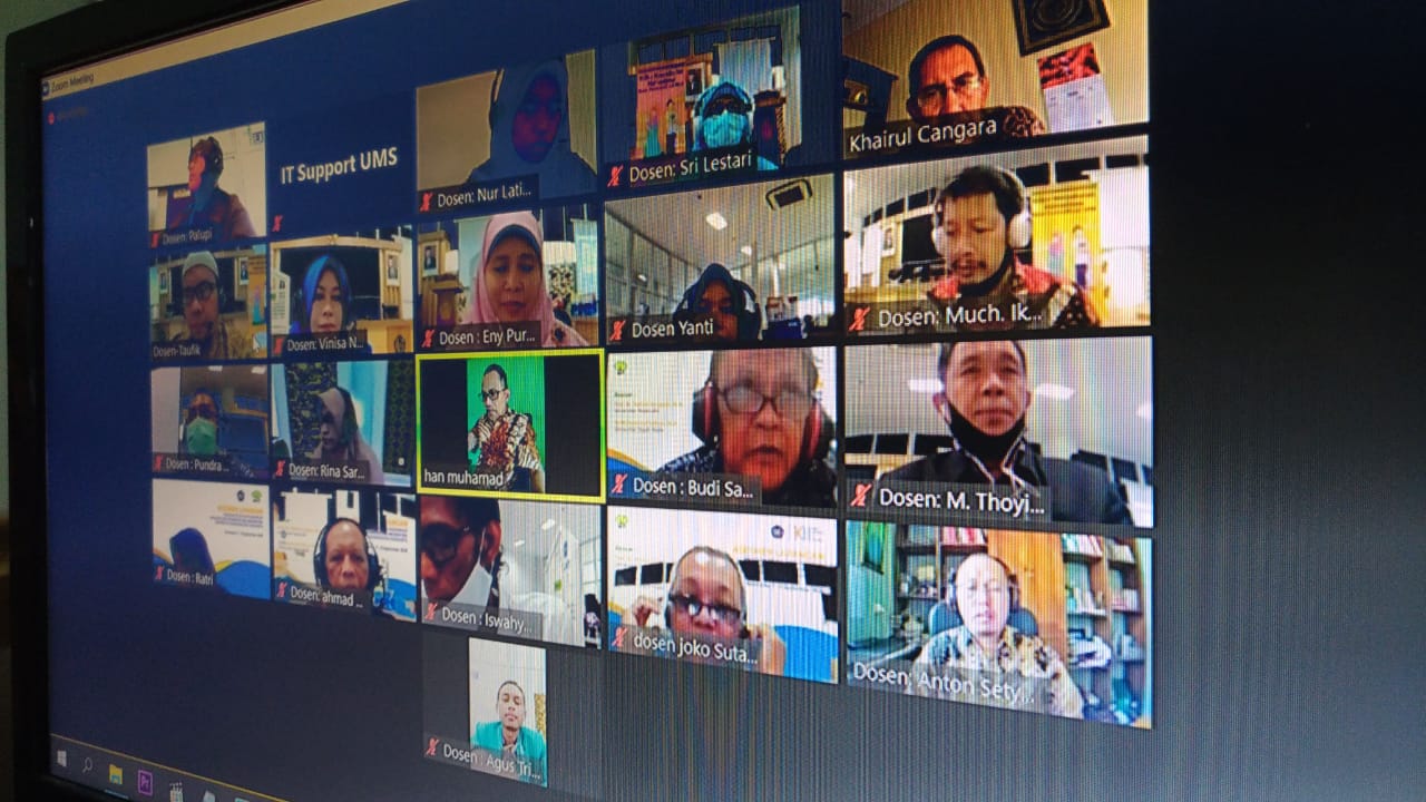 Program Studi Ilmu Komunikasi UMS Jalani Akreditasi Secara Online. Salah Satu Prodi Unggulan di Kampus Pabelan