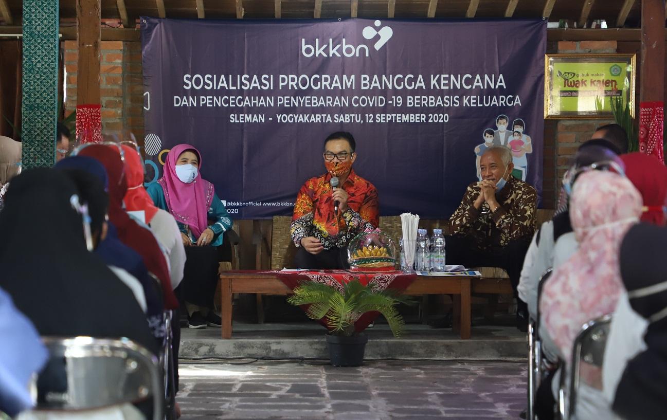 Hadiri Sosialisasi New Normal di Sleman, Kepala BKKBN Ingatkan Pentingnya Ketahanan Keluarga
