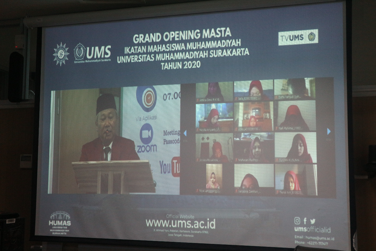 IMM UMS Gelar Penyambutan Mahasiswa Baru secara Online