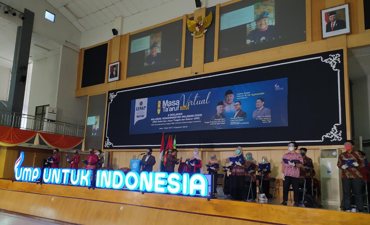 Ribuan Mahasiswa Masta IMM Deklarasi Virtual Melawan Covid-19