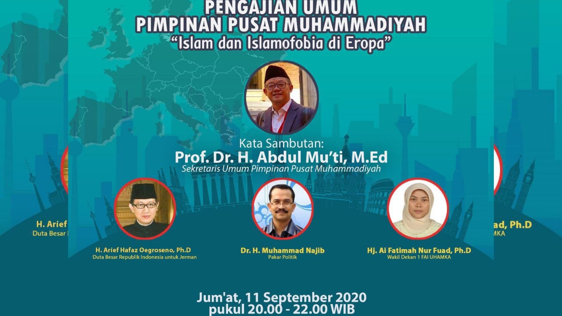 Memprihatinkan, Islamophobia Masih Ada di Eropa Disaat Jumlah Muslim Meningkat pengajian PP Muhammadiyah