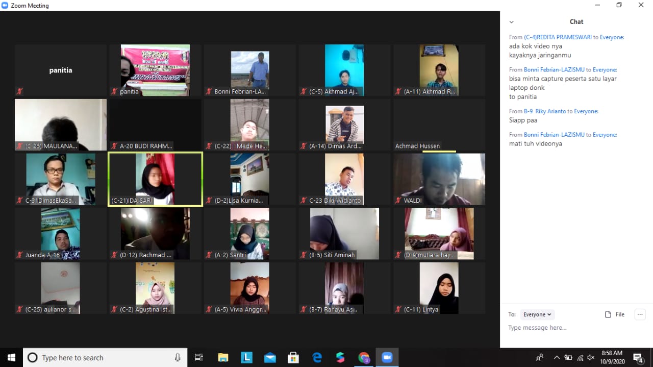 IMM Pulang Pisau gelar pertama kali Masa Taaruf virtual