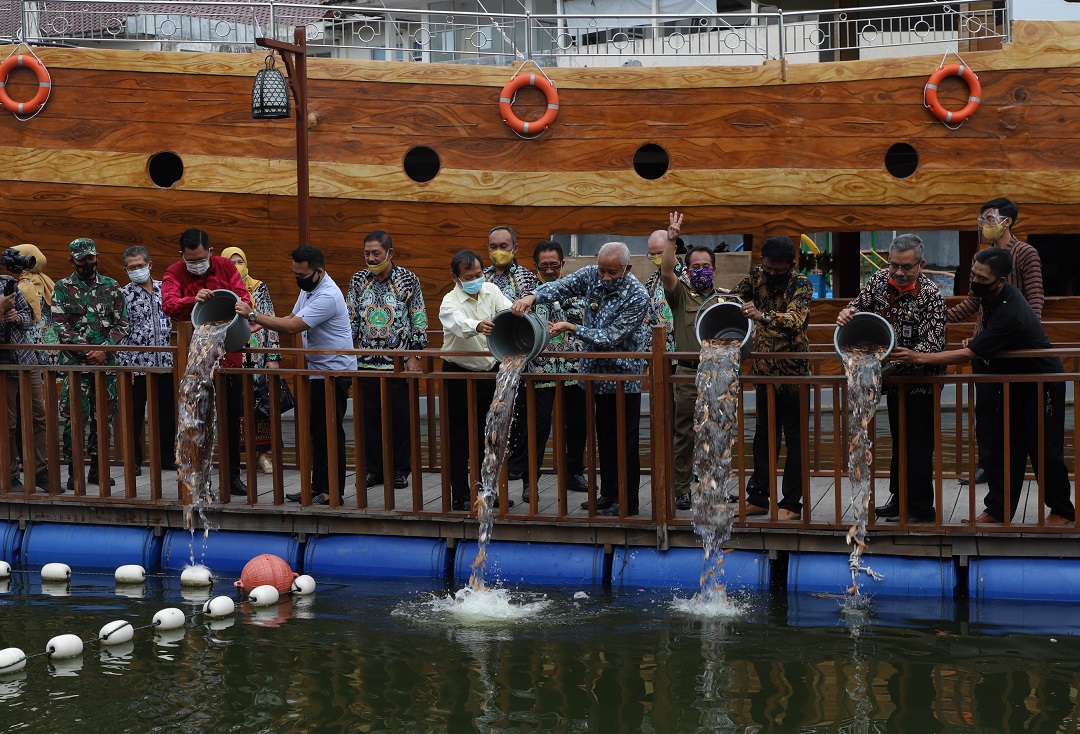 Bupati Sleman Resmikan Floating Resto