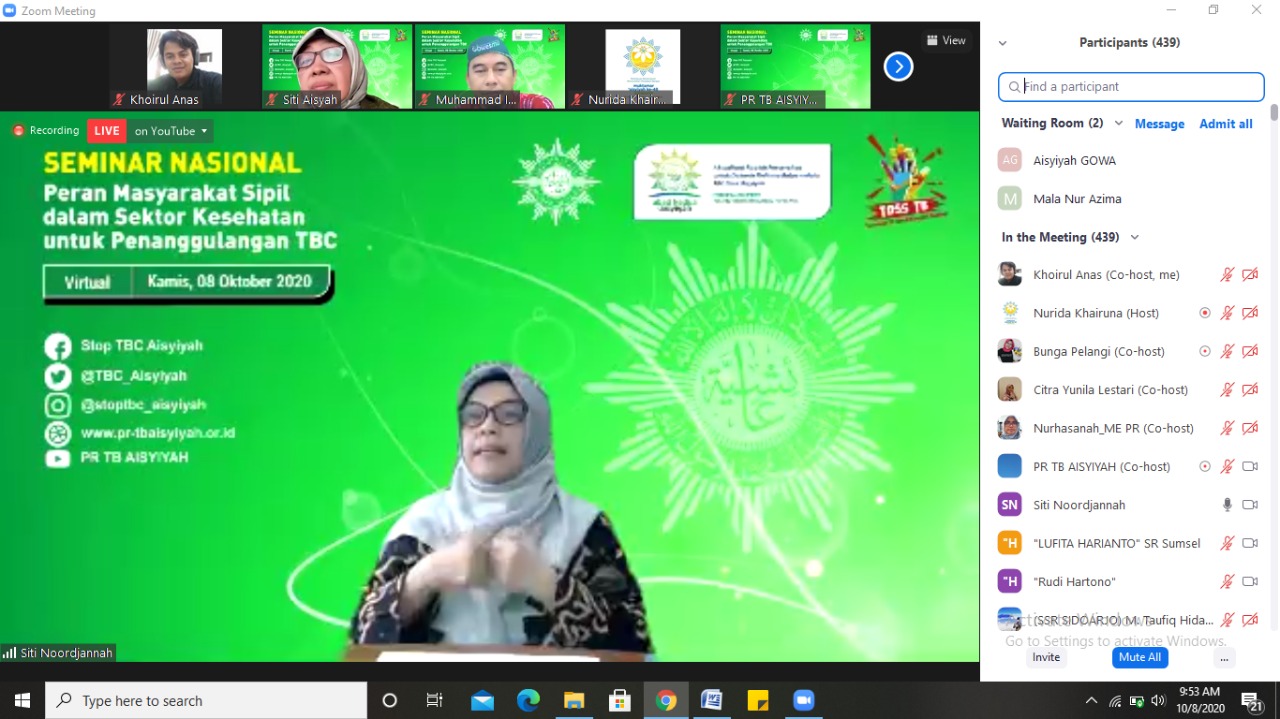 ‘Aisyiyah Perkuat Peran Masyarakat Sipil dalam Penanggulangan TBC