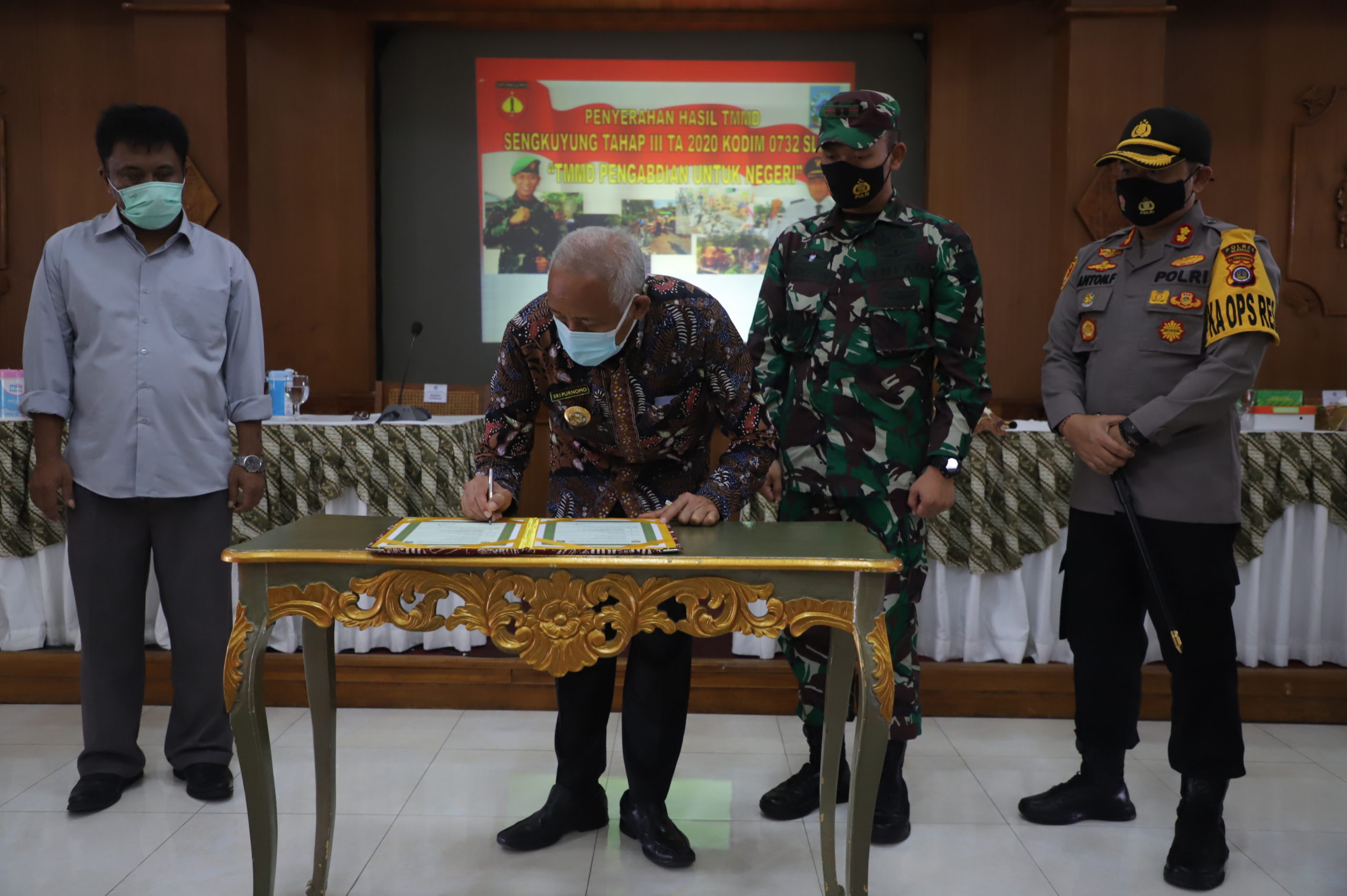 TMMD Tahap III Tahun 2020 Kab Sleman Resmi Ditutup
