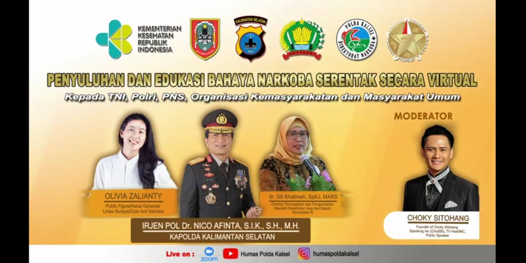 Duta Anti Narkoba Olivia Zalianty Ajak Masyarakat Rapatkan Barisan Tekan Penyalagunaan Narkoba