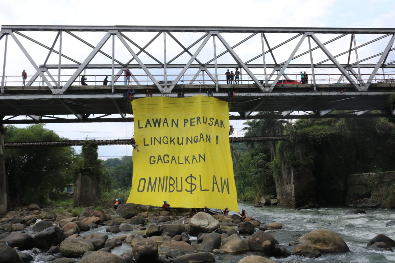Mapala Bogor Gelar Aksi Penolakan UU Cipta Kerja, Ini 8 Poin Tuntutan Mereka