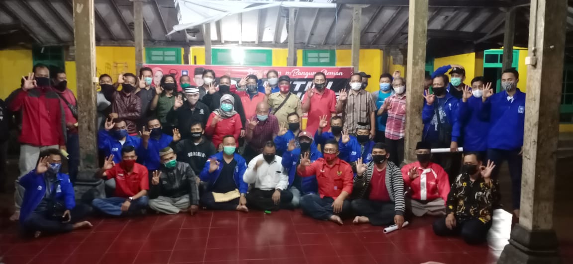 Koalisi Kapanewon Sleman Bertekad Paslon Kustini-Danang Raih 68 Persen Suara