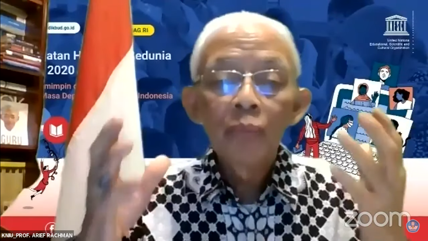 Prof. Arief: Peran Guru Dimasa Pandemi Covid-19 Patut Diapresiasi