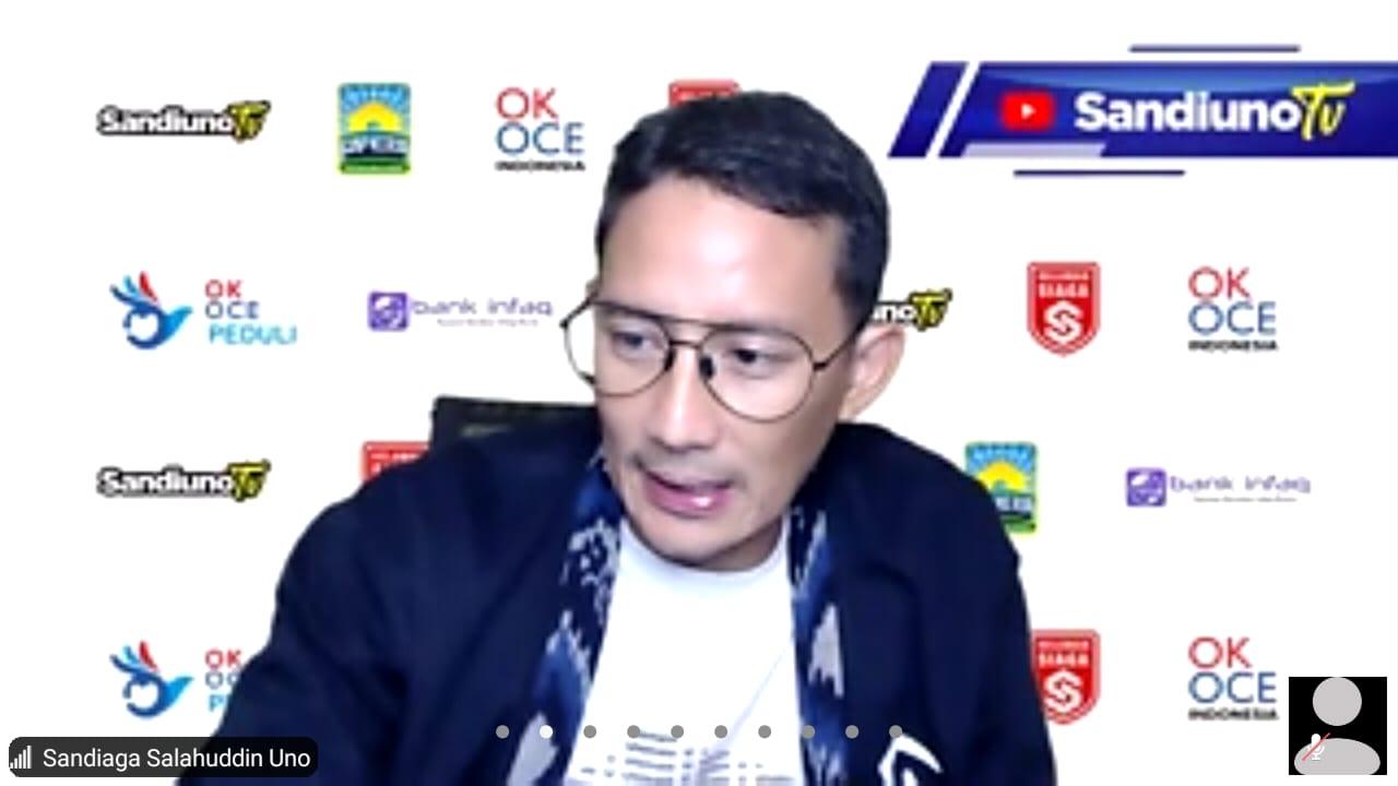 Hadiri Pekan Taaruf Mahasiswa UHAMKA, Sandiaga Ajak Mahasiswa Ikut Atasi Pandemi Covid-19