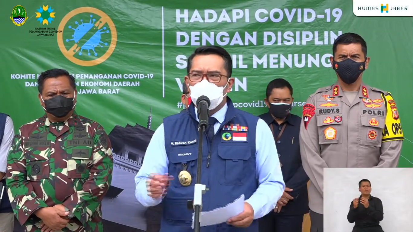 Gubernur Jabar Apresiasi Lima Kota Terbaik Penanganan Covid-19