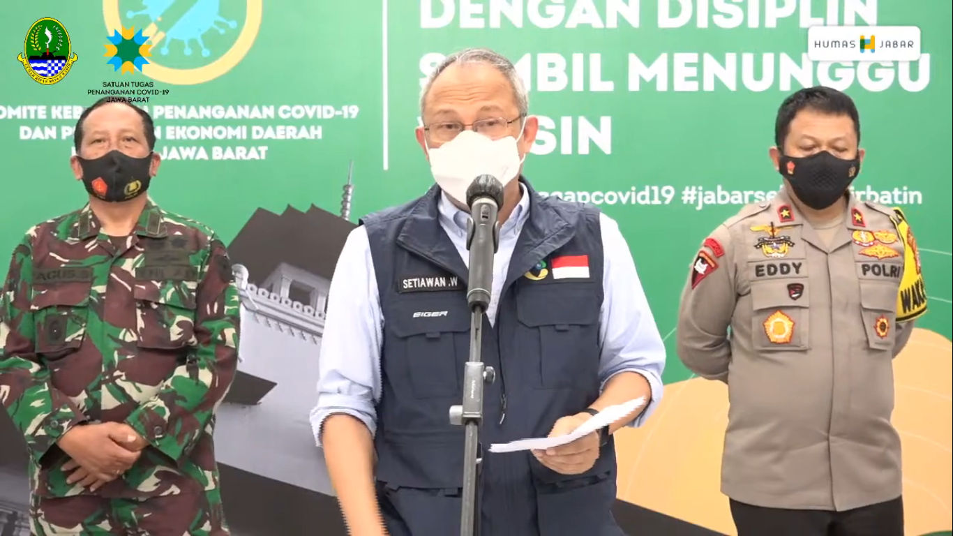 Tiga Daerah di Jawa Barat ini Masuk Kategori Zona Merah Covid-19
