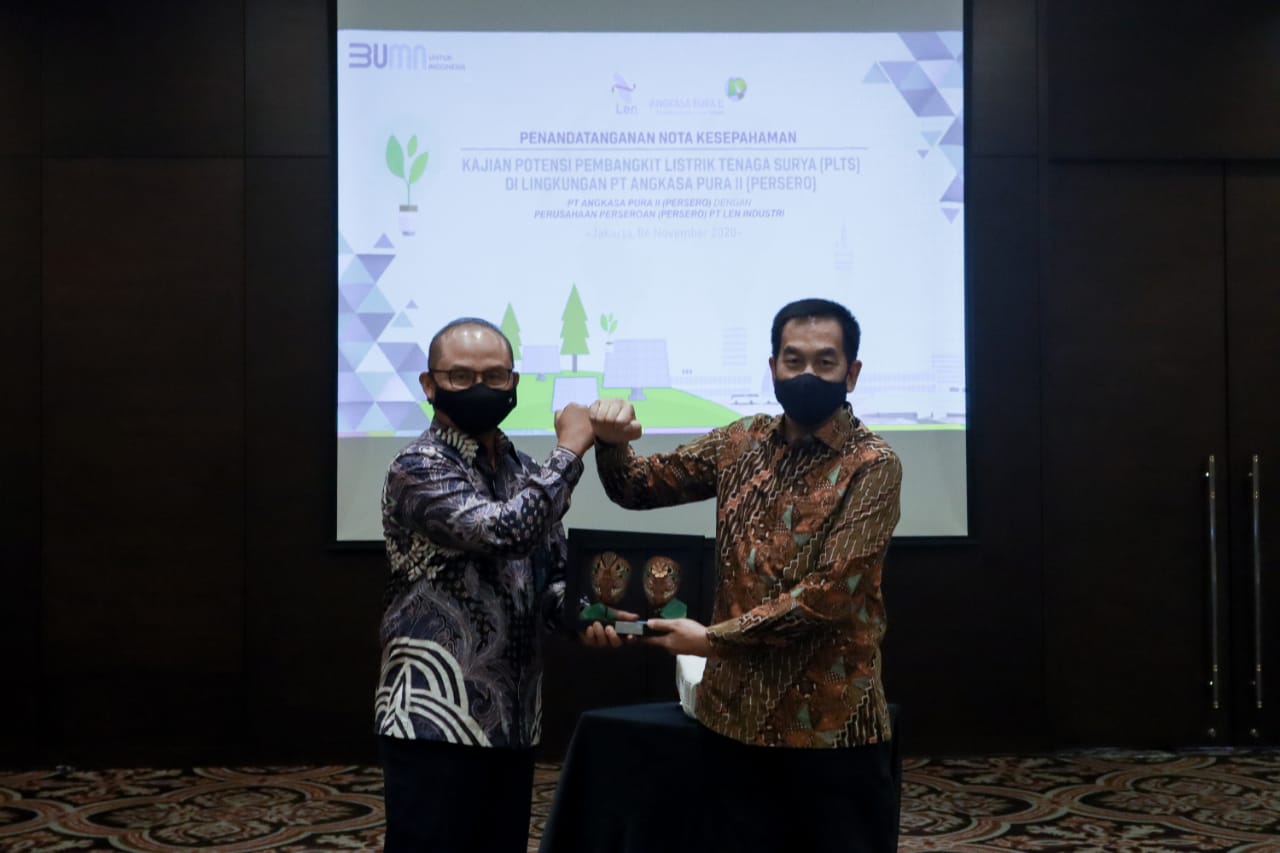 Len-AP2 Kerja sama Potensi Pemanfaatan PLTS di Bandara