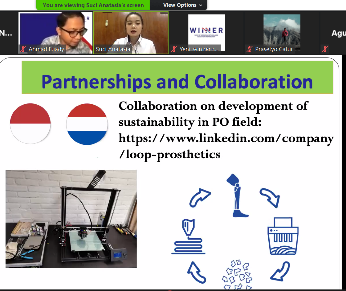 Alumni Belanda Berbagi Pemikiran Terkait Penanganan Covid-19 pada WINNER 2020