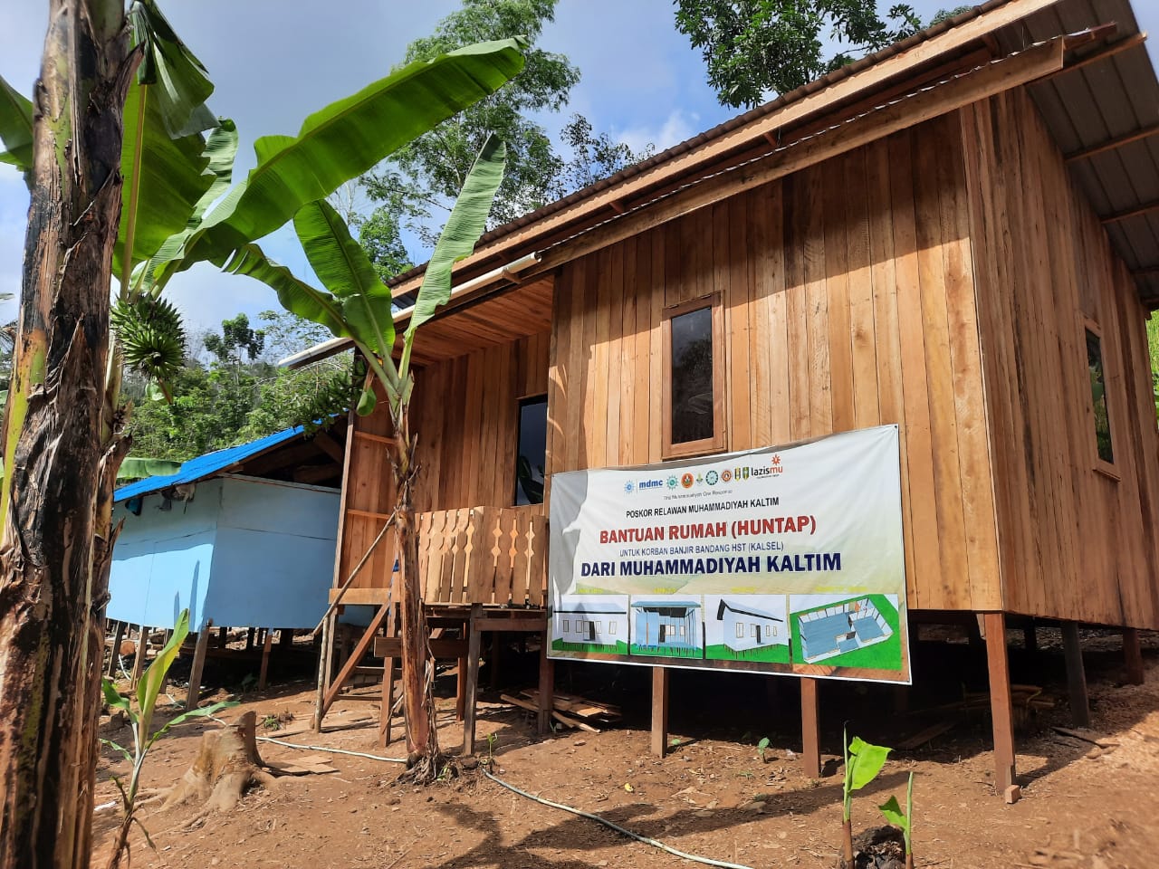 Muhammadiyah Kaltim Serahkan Empat Hunian Tetap di Kalsel
