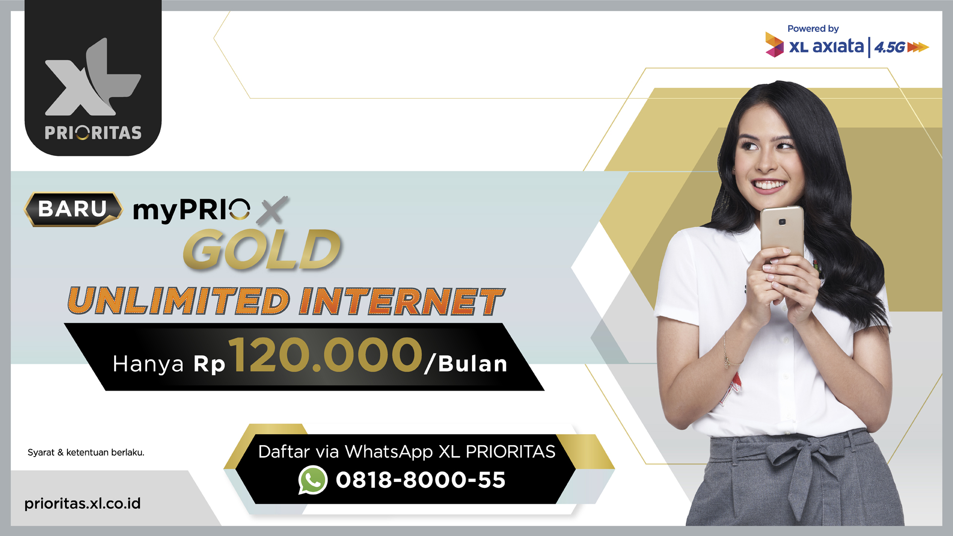 Solusi Bagi Pelanggan Pascabayar pada Masa Pandemi, XL PRIORITAS Hadirkan Paket myPRIO X Unlimited dan Booster Data Terbaru