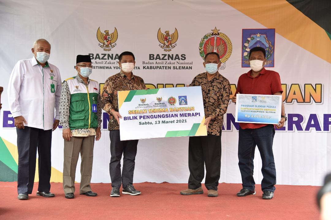 Sleman Terima Bantuan 23 Bilik Pengungsian Merapi Purwobinangun